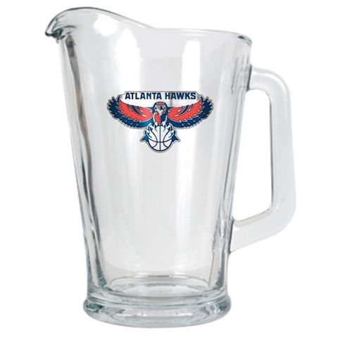 Atlanta Hawks Large Glass Beer Pitcher