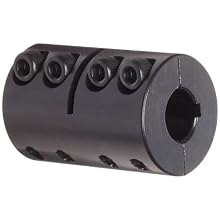 Ruland SPC Two-Piece Clamping Rigid Coupling with Keyway, Inch