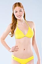 Contrast Tipped Pique Bikini Top