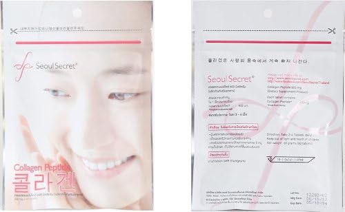 ''ENJOY SMILE'' Seoul Secret collagen peptides and proteins, collagen, pure 100% (60 tablets).