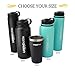 URBNBottle- Insulated Stainless Steel Water Bottle (32OZ Black), BPA Free, Sweat Free, Vacuum Sealed Double Wall Keeps Drinks Cold Or Hot For 12+ Hours