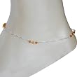 Ankle Jewelry Sterling Silver Anklets Pair 10.5 Inches (ganklt020)
