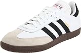 adidas Men's Samba Classic Soccer Shoe,Run White/Black/Run White,13.5 M US