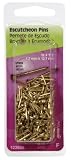 Hillman Escutcheon Pin Solid Brass