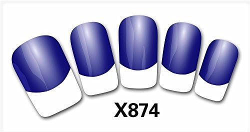 Full Nail Wraps Foils Stickers Art Decals Glitter Foil Transfers 3D French Lace