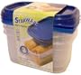 3 pk. DISPOSABLE/REUSABLE 2.25 cup FOOD STORAGE CONTAINERS