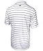 adidas Golf Men's Puremotion(tm) 2-Color Stripe Jersey Polo '15 White/Black Polo Shirt XL