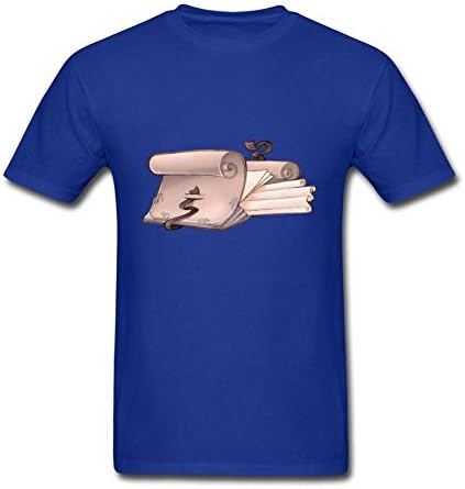 Hics Mens Ikon Books fashion T-shirts X-Large Royal Blue