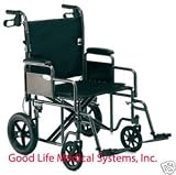 Bariatric Heavy Duty Transport Chair Wheelchair