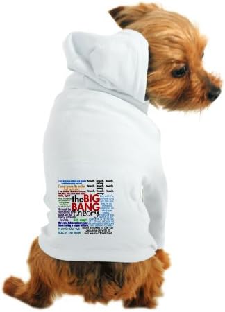 CafePress Big Bang Quotes Dog Hoodie - M White [Misc.]
