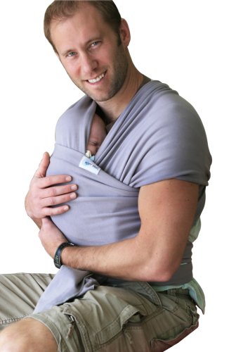 Sleepy Wrap Classic Wrap Baby Carrier, Gray, 0-18 Months