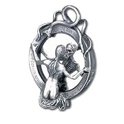 Speculum Skeleton Mirror Gothic Necklace