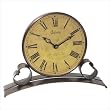 Infinity Instruments Metal Trimmed Table Clock