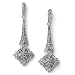 Wedding Earrings, Cubic Zirconia Crystal Drop Chandelier Earrings for Brides 1255