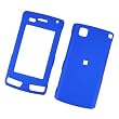 LG Incite CT810 AT&T Rubberized Snap On Protector Hard Case Rubber Feel Cover Blue