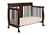 DaVinci Porter 4-in-1 Convertible Crib with Toddler Bed Conversion Kit in Espresso, Greenguard Gold Certified