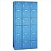 Lyon BBN5362-3N Quiet Door Locker - Six Tiers - 3 Sections - No Legs or Louvers (Unas...