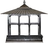 Perky Pet Brushed Nickel Metal Frame Squirrel Be Gone Feeder