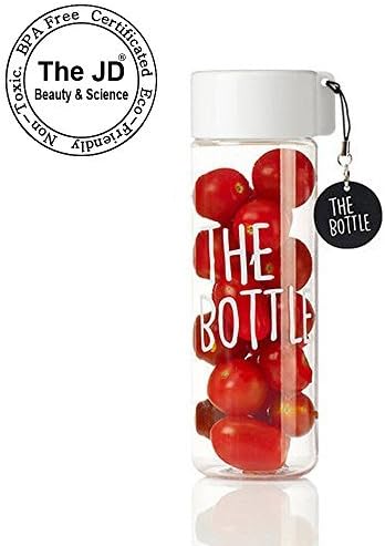 The Bottle Transparent Bucket Pail Water Bottle BPA Free (White) by The Bottle