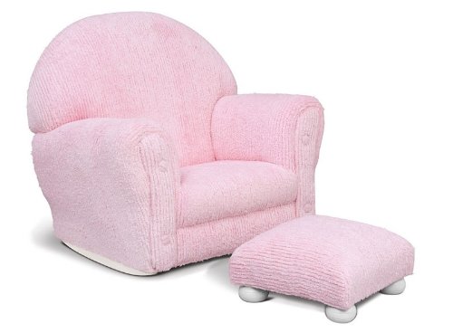 Kidkraft Upholstered Rocker & Ottoman