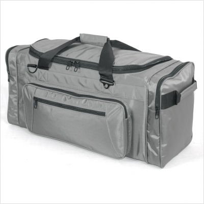 Weekend Ballistic Nylon Cargo Duffel in Grey