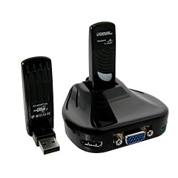 Cables Unlimited Wireless USB to HDMI and VGA Adapter with Audio