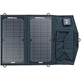Power-Pond� 10 Watt Solar Ladeger�t f�r Handys, Tablets, Smartphones Bluetooth Speaker, GPS, Navigationssystem, externe Akkus Packs | Power Banks eBook Reader uvm spritzwassergesch�tzt mit intelligenter Regelelektronik schwarz