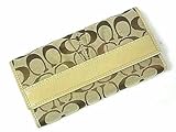 (�R�[�`)COACH �\�[�z�[ �v���[�e�b�h �V�O�l�`���[ ���؎����t���O�܂蒷���z[�`�F�b�N�u�b�N �E�H���b�g] F42819 SKHP7(�J�[�LX�x�[�W��) ���s�A���i
