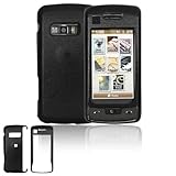 Premium - LG Env Touch VX11000 Protex Leather Black Protective Case - Facep ....