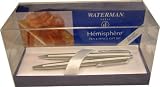 Waterman Hemisphere Stainless Steel CT Pen & Pencil Set - 92004