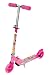 TOYHOUSE Two Wheeled Metal Folding Skate Scooter with Light up Wheels and Height Adjustable Handlebar Pink RS.1299.00