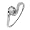 10k White Gold Diamond Promise Ring (.05 cttw, H-I Color, I2-I3 Clarity), Size 6