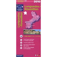 Languedoc-Roussillon : 1/250000