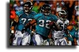 Completely Handpainted American Football Sport Painting, Custom Order FL3038, Oil on Canvas, with Option to Paint Jerry, Brett & Co. from Any Other Favorite Photograph or Picture, Unframed, Size 12" x 16" inch