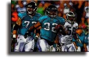 Completely Handpainted American Football Sport Painting, Custom Order FL3038, Oil on Canvas, with Option to Paint Jerry, Brett & Co. from Any Other Favorite Photograph or Picture, Unframed, Size 12