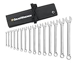 GearWrench 81918 15 Piece SAE Combination Wrench Set [並行輸入品]