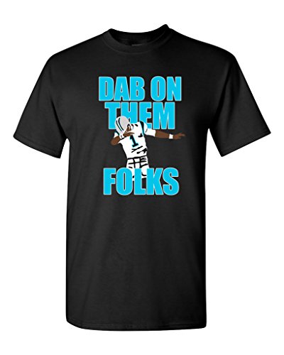 Dab On Them Folks Football Ball Sports Dance Touchdown Funny DT Adult T-Shirt Tee