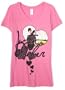 Bravado Girls 7-16 Justin Bieber - Hearts Girls T-Shirt,Hot Pink,Small
