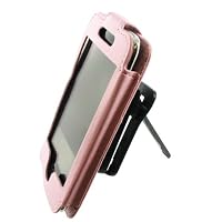 (Pink) New Leather Case for Apple iPod Touch With Free LCD Screen Protector 2 2G 8GB 16GB 32GB 2nd Generation (MP3 Not Included) Many Colors Available