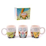 Psychedelic Camper Van Mug New Design