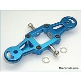 CNC Lower Main Blade Grips, Blue: BCX