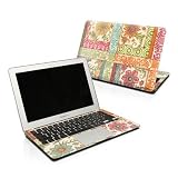 Ikat Floral Design Protector Skin Decal Sticker for Apple MacBook Pro 17 inch (Original, SEPARATE TRACKPAD button)