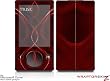Zune 80/120GB Skin Kit - Abstract 01 Red plus Free Screen Protector by WraptorSkinz