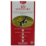 6 MONTH K9 ADVANTIX Red (for dogs 21-55lbs)