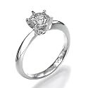 0.30 CARAT D / VS-SI Round Cut DIAMOND SOLITAIRE 14k White Gold ENGAGEMENT RING