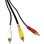 Cables To Go - 17916 - 25ft Value Series RCA-Type Audio Video Cable (Black)