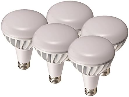 Yigeda BR 30 LED Light - 10 Watt - 650 Lumens - 3000K - Dimmable - 5 Pack