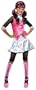 Monster costume High Draculaura. Chemise avec gilet ci-joint, jupe avec des leggings attach�s. Medium 5-7 ans.