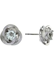 Balissima By Effy Collection Sterling Silver Green Amethyst Earrings
