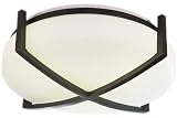 American Fluorescent Restoration Flushmount, Oil Rubbed Bronze Frame, 13-Inch #REF213RBEC